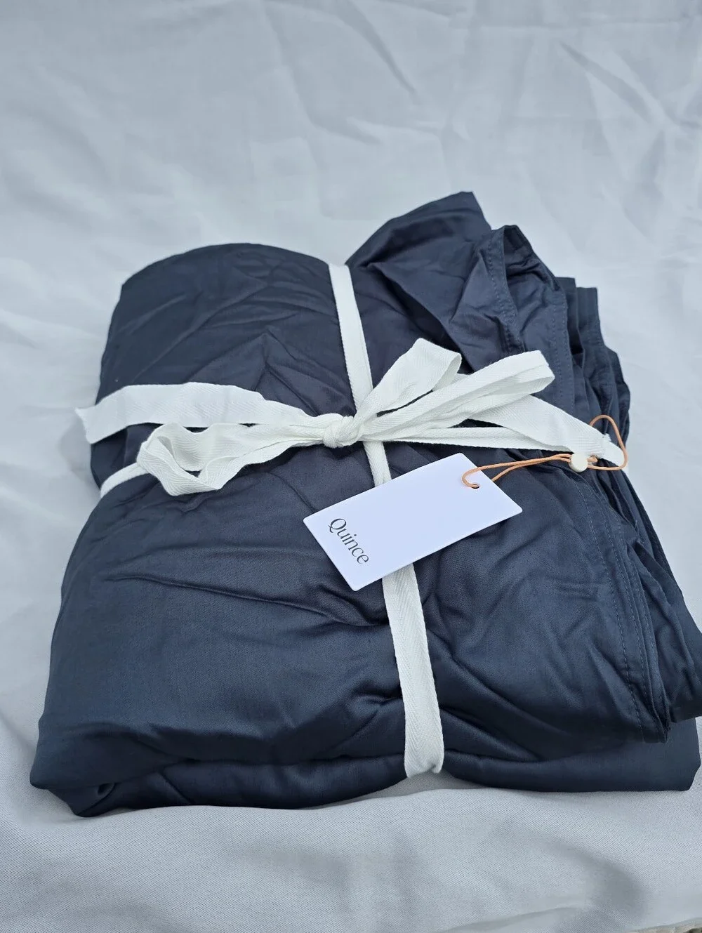Quince Viscose From Organic Bamboo Duvet Cover Nightfall King Cal King